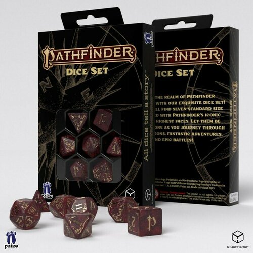 Набор кубиков Q-workshop Pathfinder Dice Set: Avistan, 7 шт.