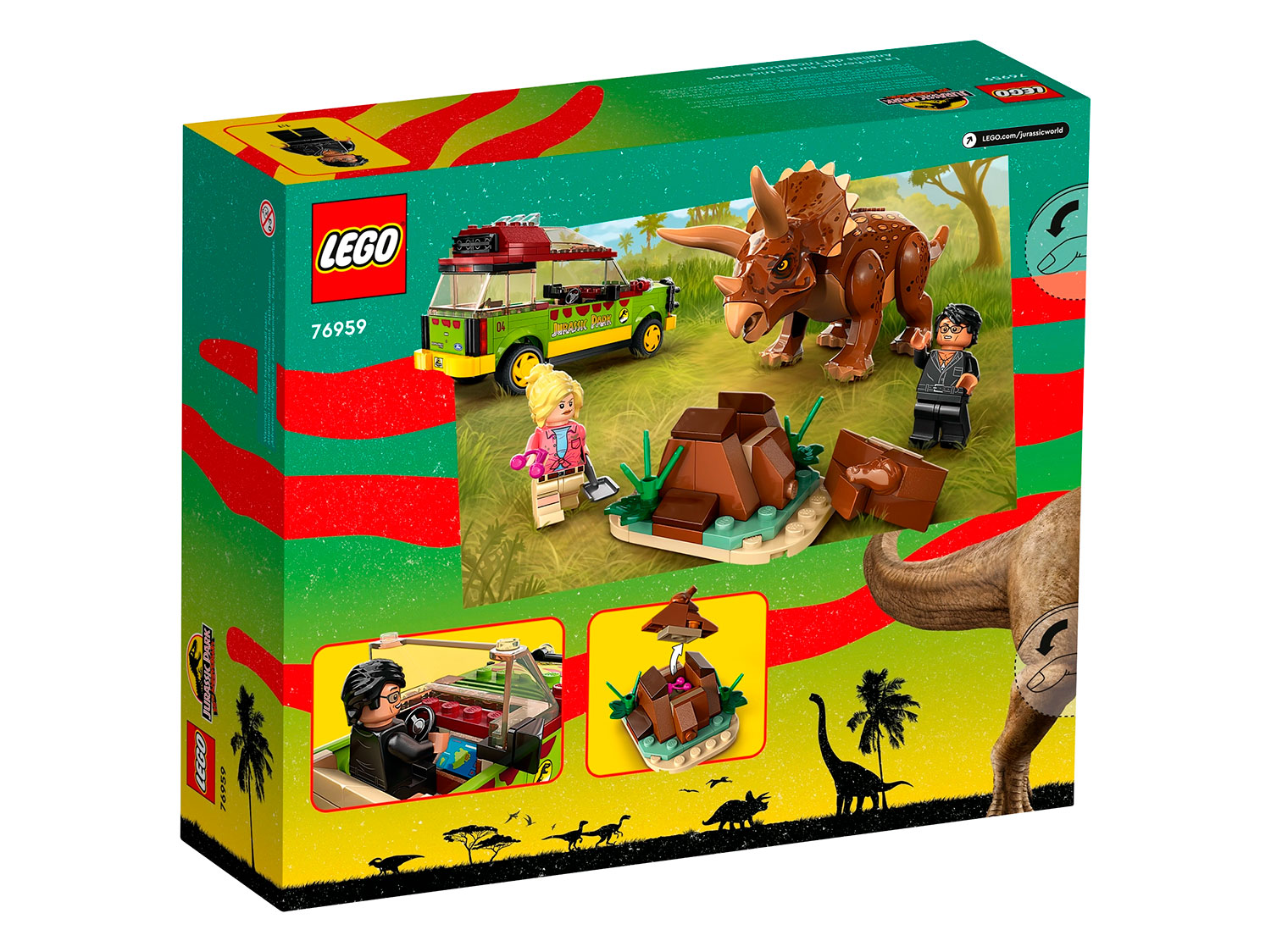 LEGO Jurassic World Поиск трицератопса 76959 - фото №15