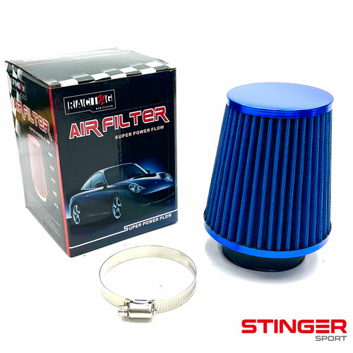 Фильтр нулевого сопротивления 45гр 76 mmсиний 1650₽