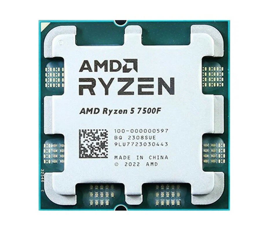 Процессор AMD Ryzen 5 7500F AM5, 6 x 3700 МГц, BOX с кулером