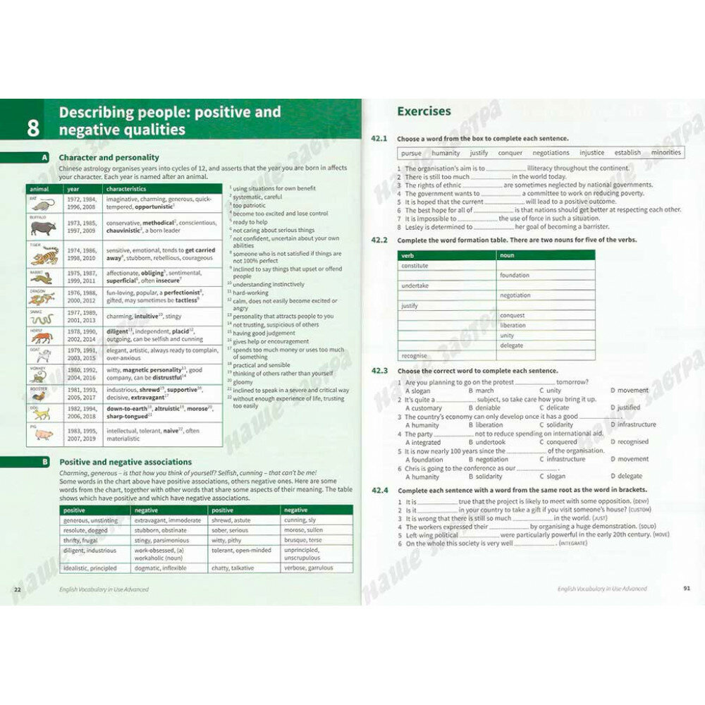McCarthy M., O`Dell F. "English Vocabulary in Use. Advanced. Book with Answers" мелованная - фото №8