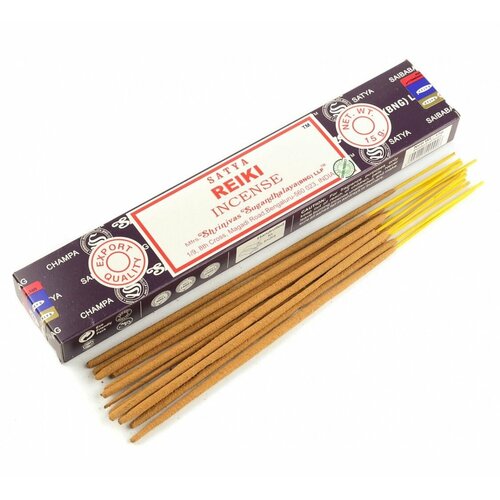 благовония рейки сила сатья серия incense reiki power satya 15 г Satya REIKI Incense (Благовония рейки, Сатья), 15 г.