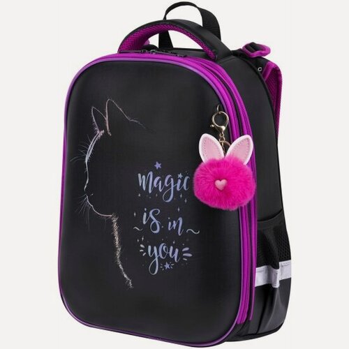 Изображение товара Ранец Brauberg SHINY, 2 отделения, с брелоком, "Magic cat", 38х28х14 см, 271381