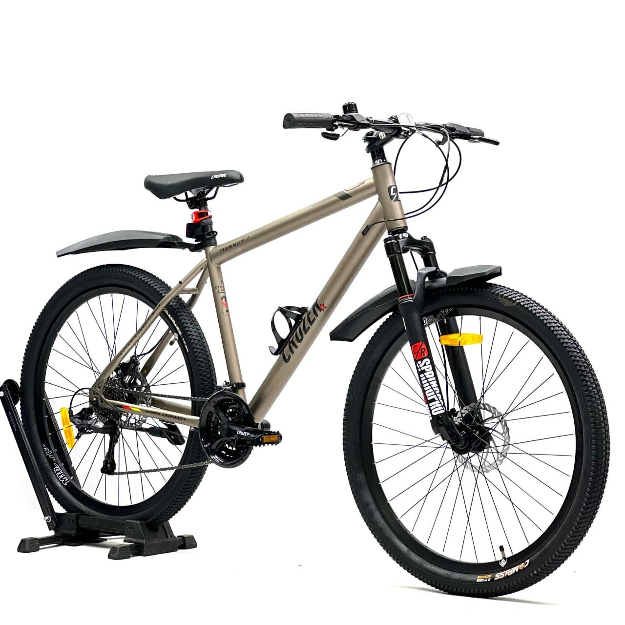 Горный велосипед CRUZER MAGNUM 9 29" 2024 17" рост 160-185 см, серый