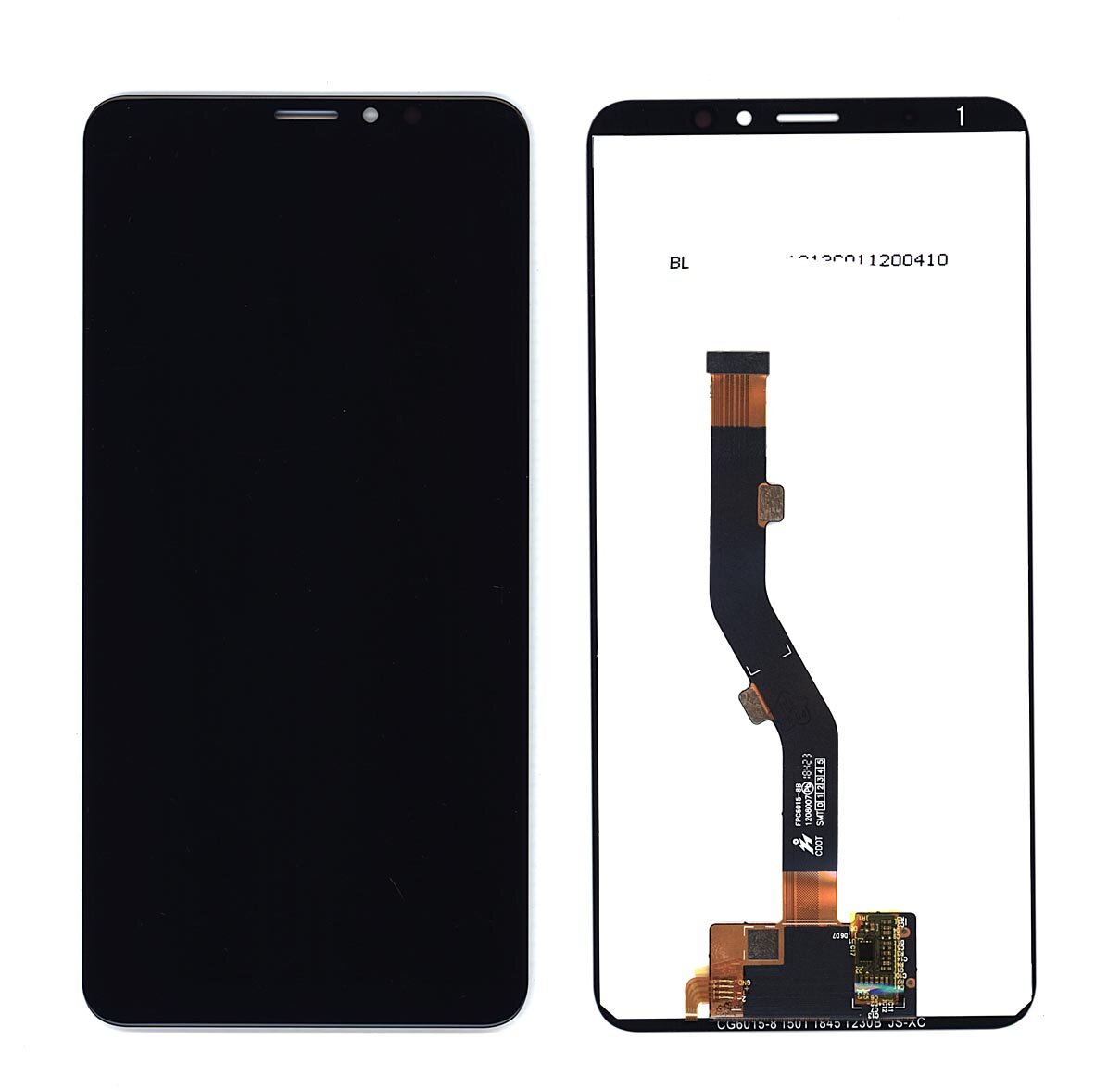 Модуль (матрица + тачскрин) для Meizu Note 8 черный