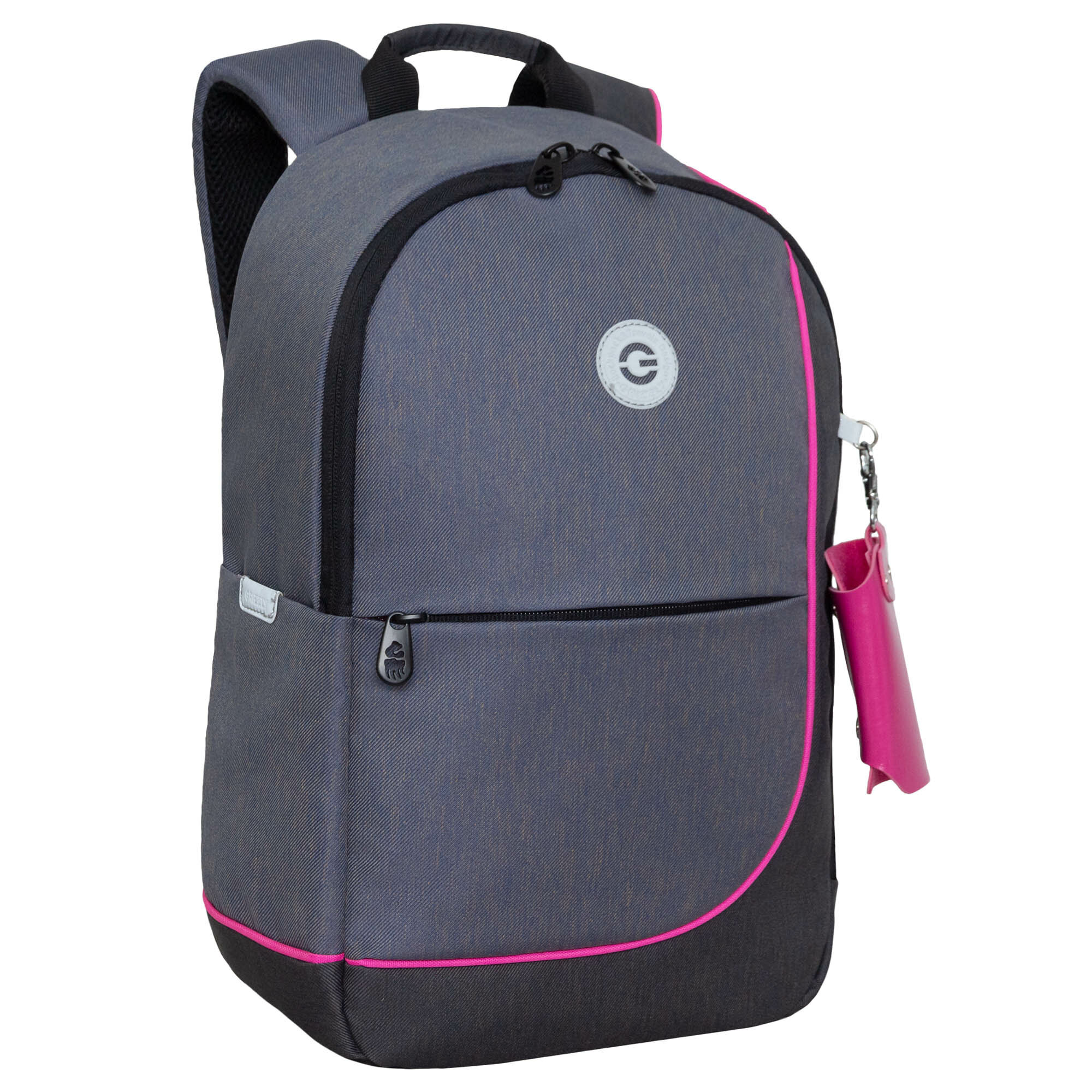 Стильный школьный рюкзак GRIZZLY с карманом для ноутбука 13", женский RD-345-2/2