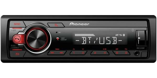 Автомагнитола Pioneer MVH-S215BT 1DIN 4x50Вт