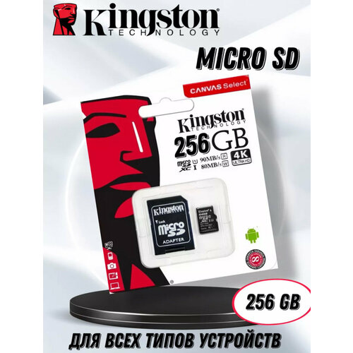 Карта памяти 256 ГБ Kingston