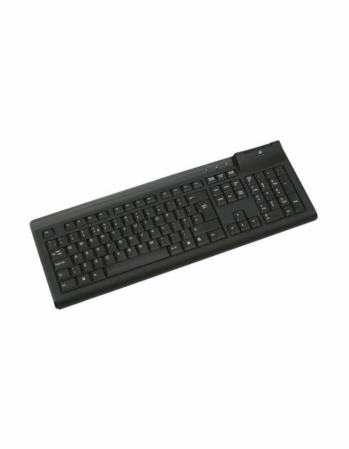 Клавиатура Acer Wired Keyboard Black Acer Wired Keyboard CHICONY KUS-0967 USB Black layout for RU with slot for Smart Card (GP.KBD11.01V) - фото №2