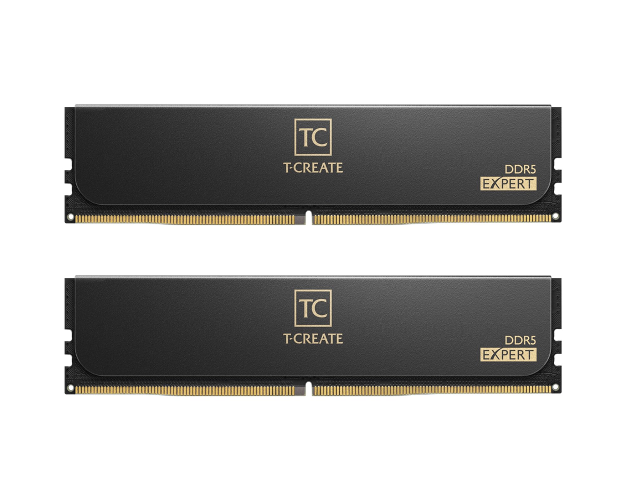 Оперативная память TEAMGROUP T-Create Expert Black [CTCED564G6000HC34BDC01] DIMM DDR5 64Гб(6000МГц, CL34, 2x32Гб, радиатор)
