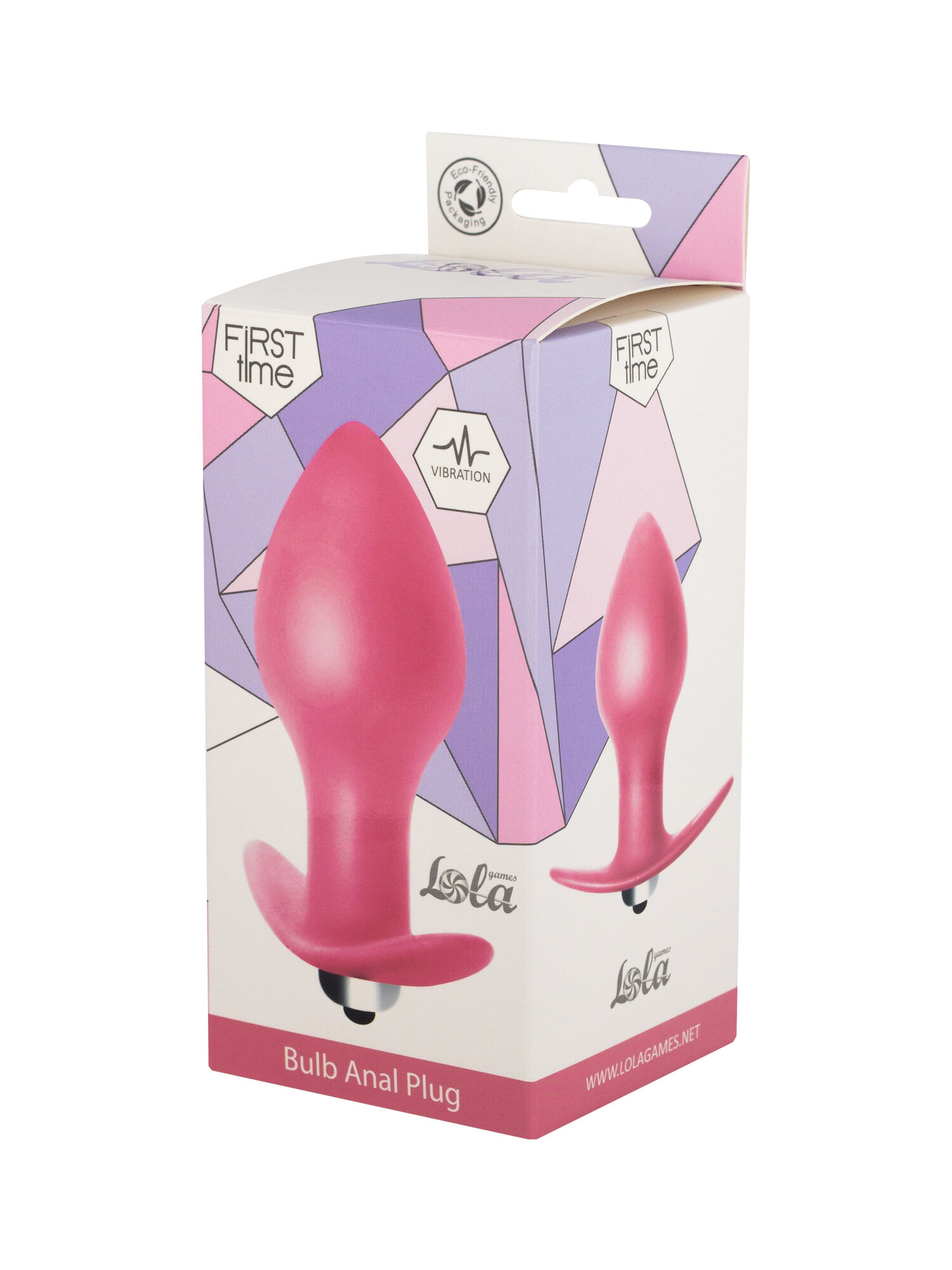 Анальная пробка с вибрацией Bulb Anal Plug Pink (Батарейки ААА)