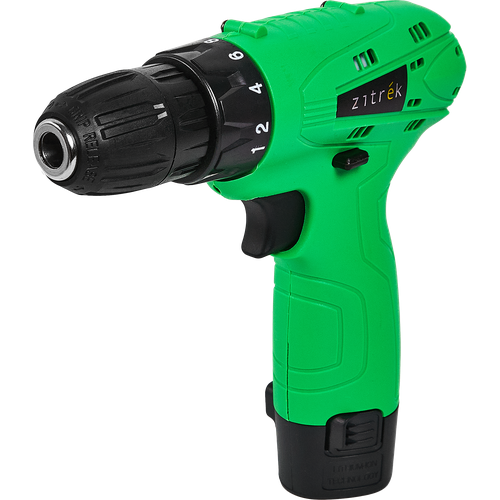 Дрель-шуруповерт аккумуляторная Zitrek Green 12 12 В Li-ion 15 Ач 2890₽