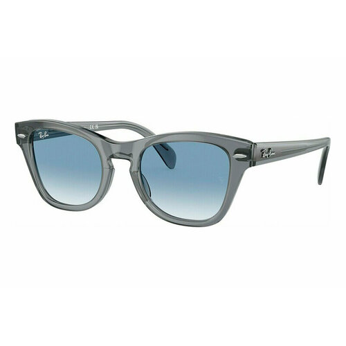 солнцезащитные очки ray ban круглые оправа пластик градиентные фиолетовый Солнцезащитные очки Ray-Ban, синий