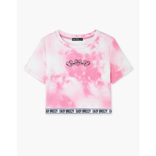 Кроп-топ Gloria Jeans, размер 10-12л/146-152, розовый футболка alg хлопок трикотаж размер 152 розовый