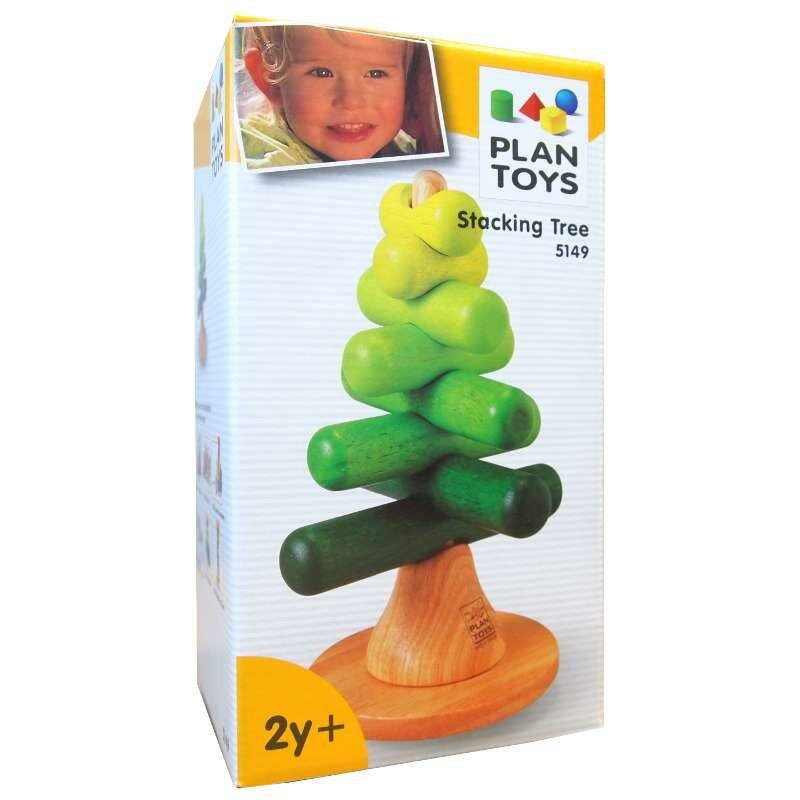 Игрушка из дерева Plan Toys, Пирамидка-Дерево - фото №14