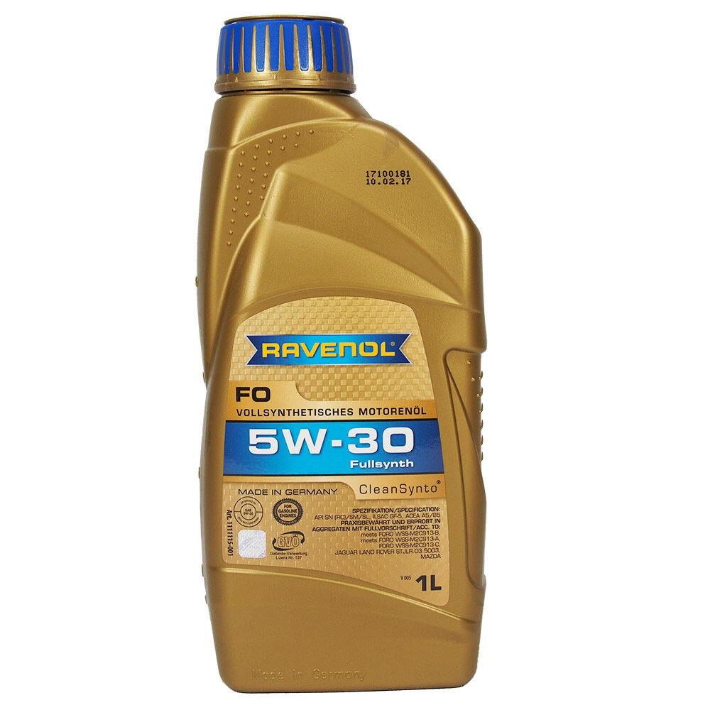 Масло моторное Ravenol FO 5W30 синтетическое