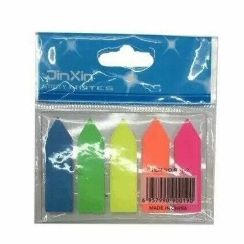 Интэк Закладки офисные пластиковые 45 х 12 см 100 листов 286₽