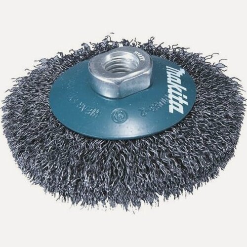 Изображение товара Щетка коническая Makita ф100мм, хв-к М14, витая проволока 0.3мм