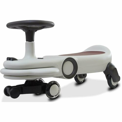 Детская машинка толокар каталка Lebei LB2101 серый-кофе