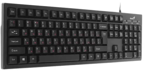 Клавиатура проводная Genius KB-101 USB черный - фото №7