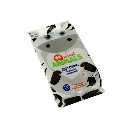 Smart animals детские салфетки 325₽