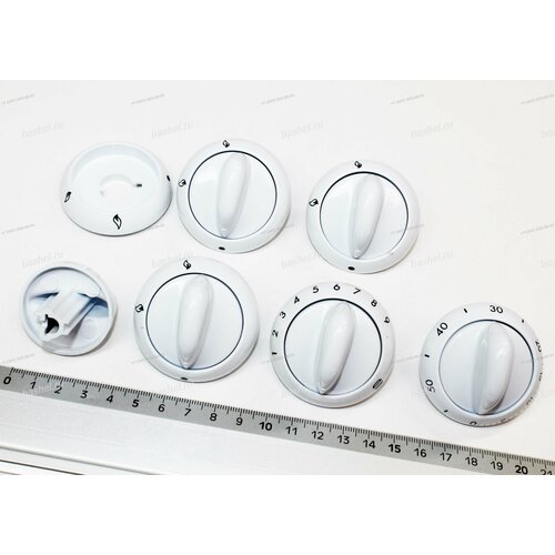 Набор ручек для газовых плит Гефест 1200 3200 цвет белый электротовар 3460₽