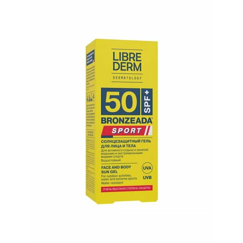 Гель Librederm Bronzeada Sport солнцезащитный для лица 3332₽