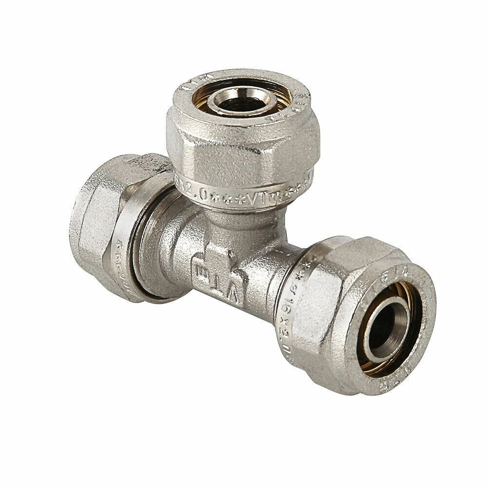 Фитинг обжимной тройник 20х20х16 Valtec — фото 1