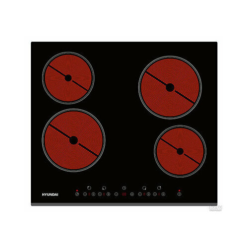 Варочная панель электрическая Hyundai HHE 6450 BG черный 1518000₽