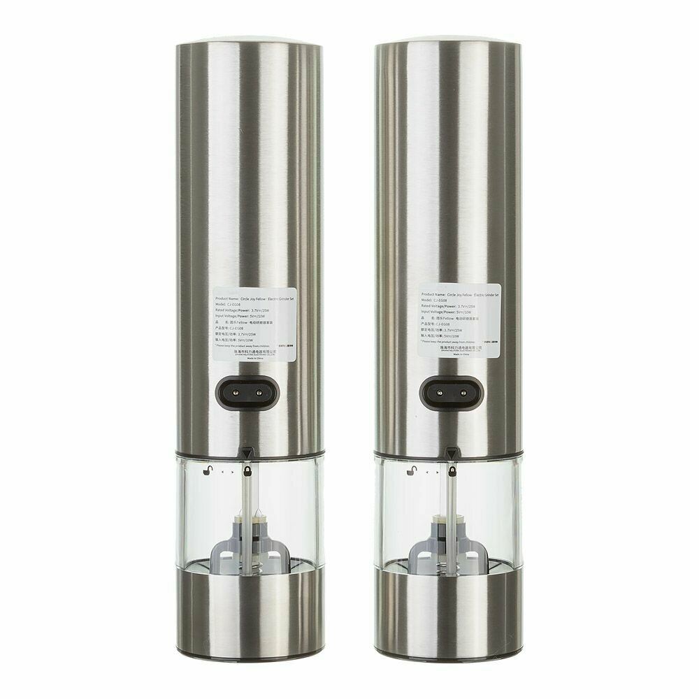 Изображение Мельницы электрические Fellow Electric Grinder Set CJ-EG08 2 шт. (серебро)