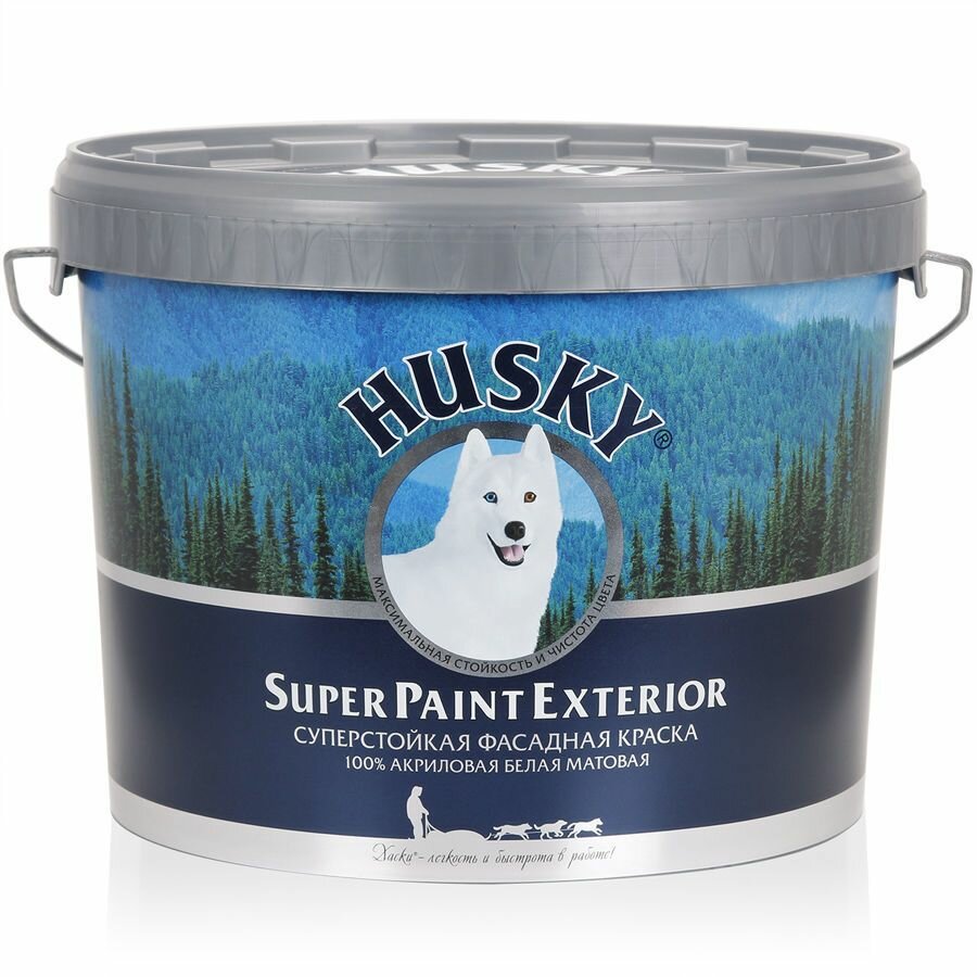 фото Краска акриловая HUSKY Super Paint Exterior фасадная
