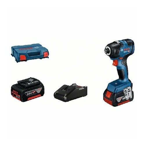 Аккумуляторная ударная отвертка 18В 4Ач GDR 18V-200 Bosch Power Tools 06019J2107 4059952596679 156432₽