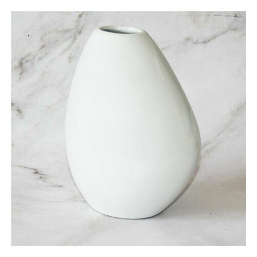 Ваза для сухоцветов силуэт АС бел d5см h21см 1704₽