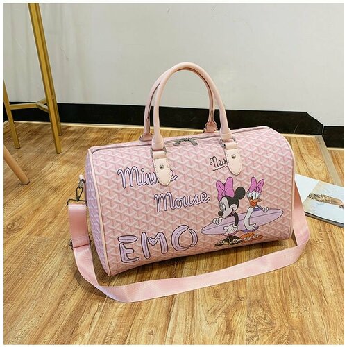 Сумка , 24х27х42 см, ручная кладь, розовый