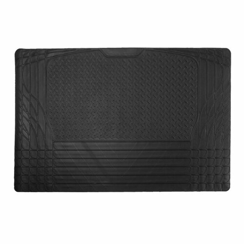 Автомобильный коврик КНР В багажник 120х80 см черный 1623₽