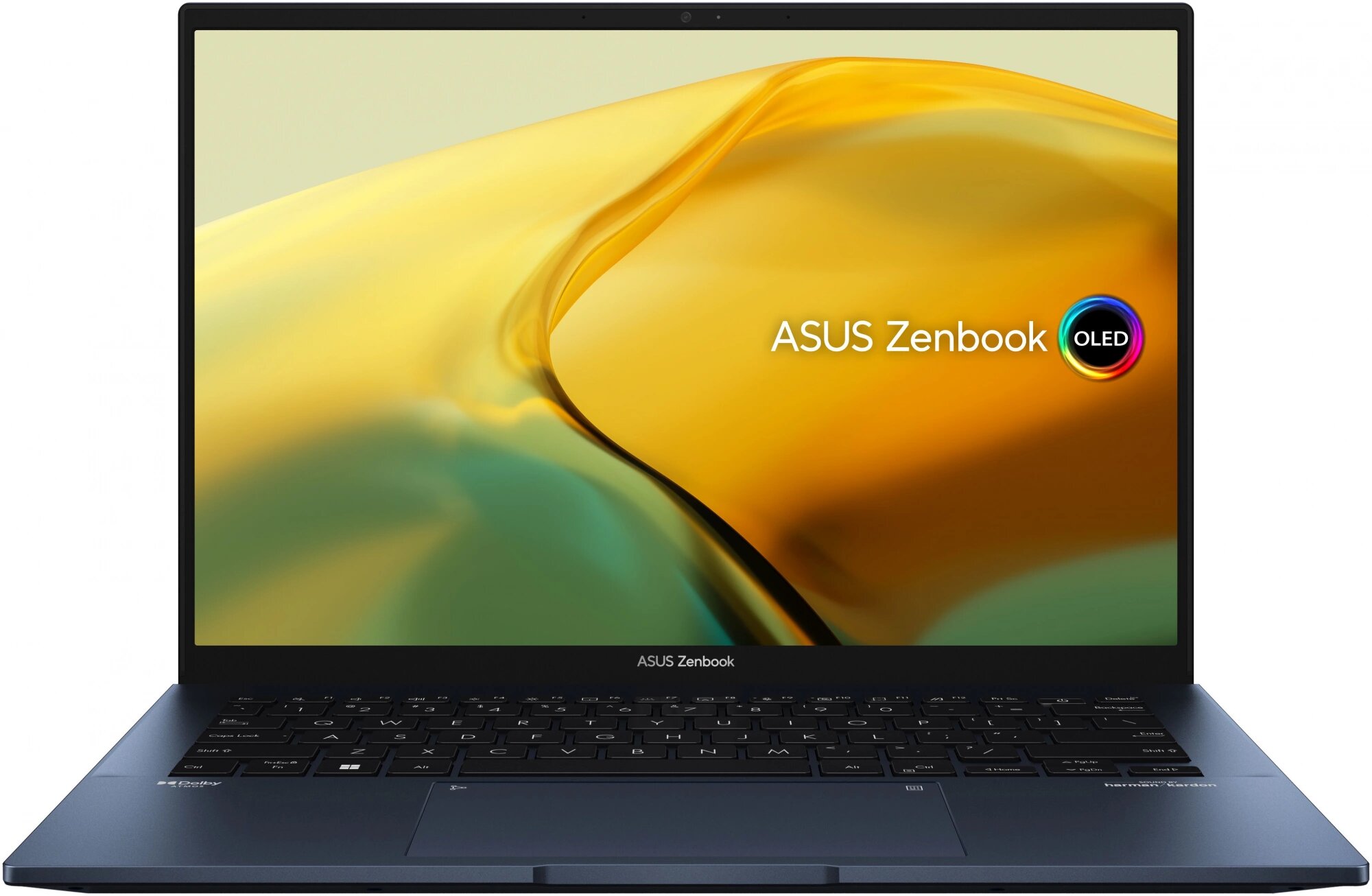Ноутбук Asus Zenbook UX3402VA-KM749, 14", OLED, Intel Core i7 13700H, LPDDR5 16ГБ, SSD 1024ГБ, Intel Iris Xe graphics, синий (90nb10g1-m015s0)