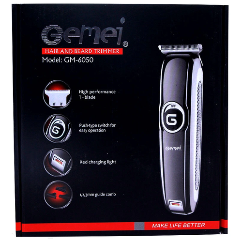 Электрическая машинка для стрижки волос GM-6697 823₽