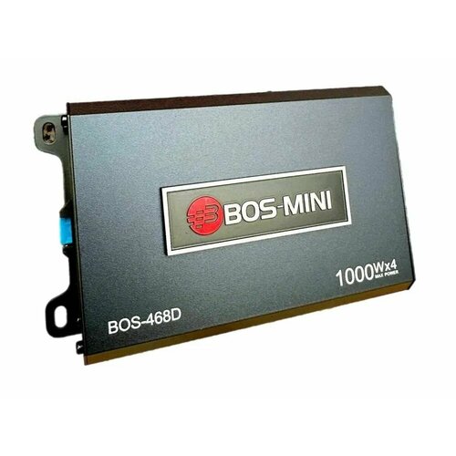 Усилитель автомобильный для Android магнитолы BOS MINI BOS- 468D четырехканальный 4х1000W 3299₽