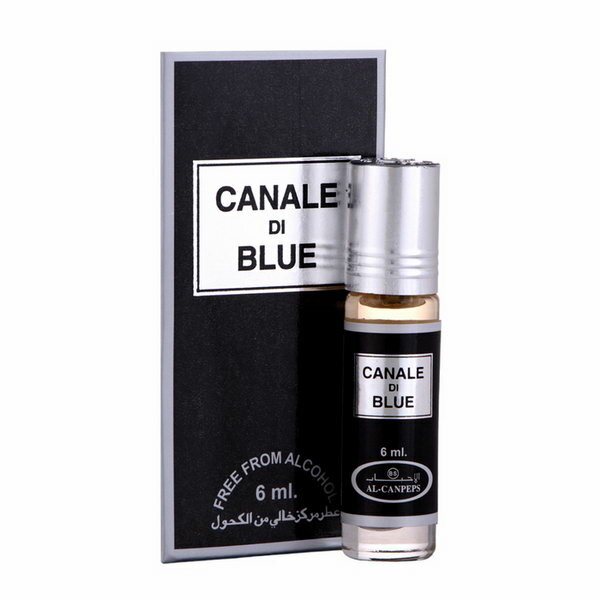 Духи масляные мужские Canale Di Blue, 6 мл, верхние ноты: артемизия