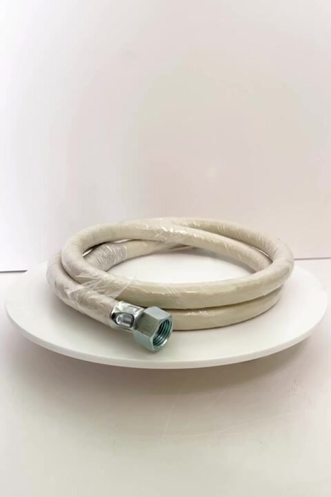 Подводка для газа белая/шланг газовый/подводка для газовых систем 1/2 г/г 1,5м. — фото 1