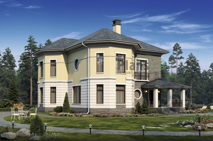 Проект дома Plans-40-28 (224 кв. м, поризованный кирпич)