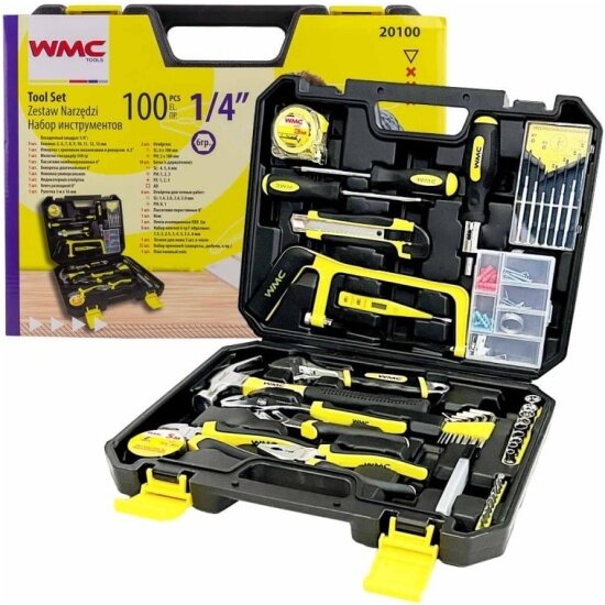 Набор инструментов Wmc Tools WMC-20100, 100 предметов