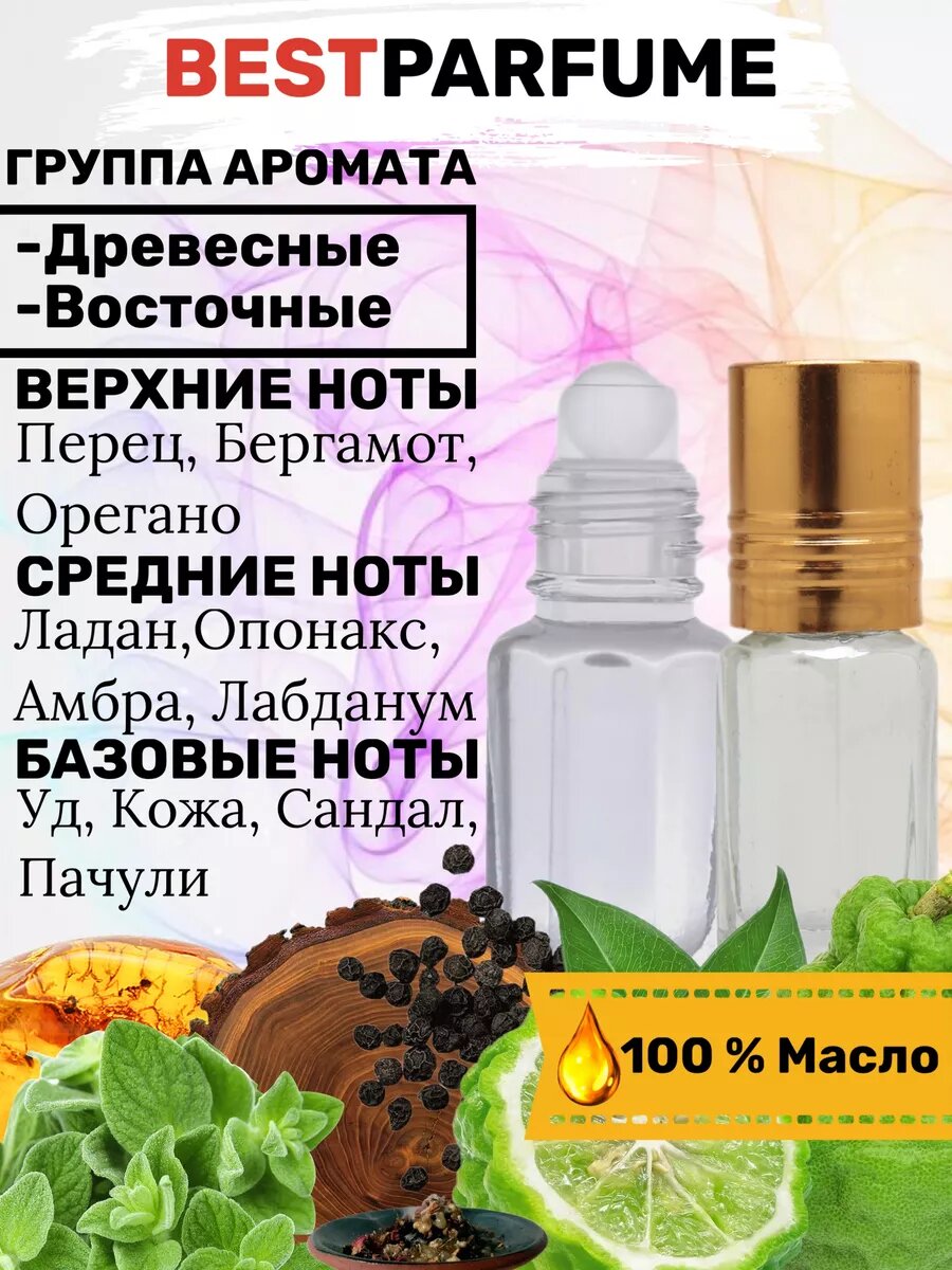 Духи масляные по мотивам Interlude Man Амуаж Интерлюд Мен парфюм мужские стойкие — фото 1