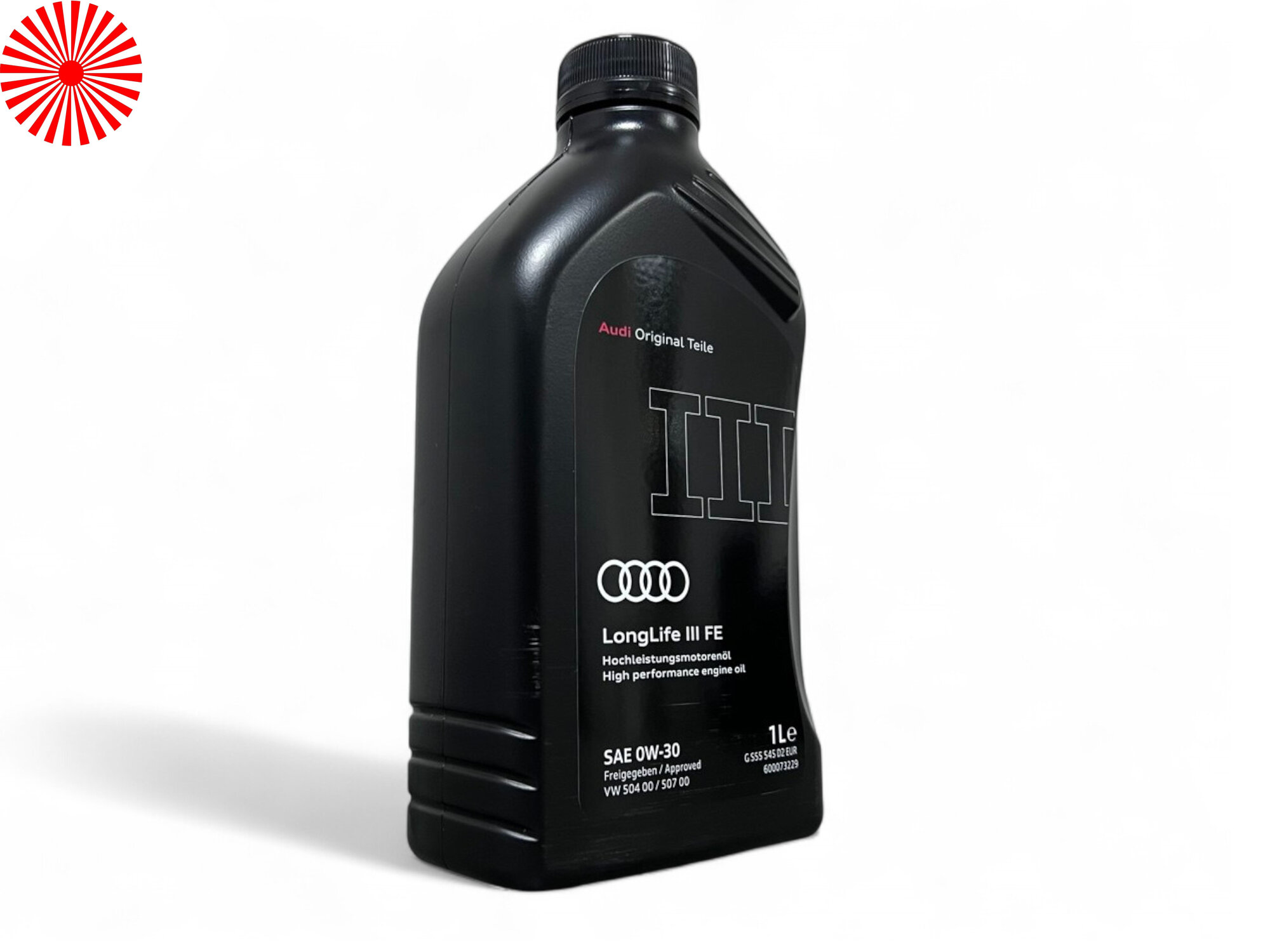 Масло моторное audi longlife III FE 0W30 504 00/50