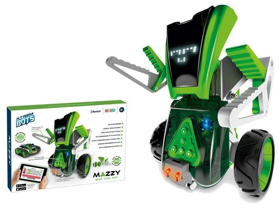 Xtrem Bots Интерактивный cмарт робот-трансформер Xtrem Bots Mazzy XT380851 — фото 1