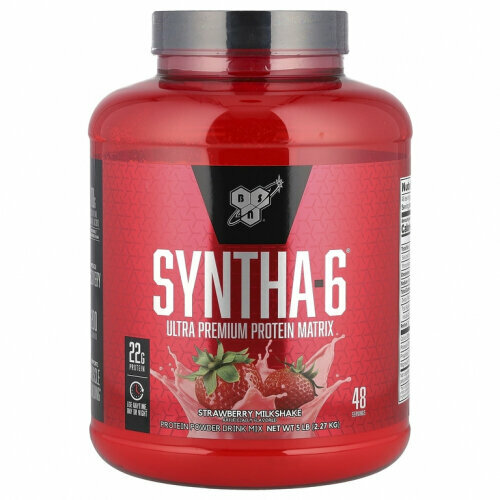 Протеин Bsn Syntha-6 Strawberry 5 lb 2290г