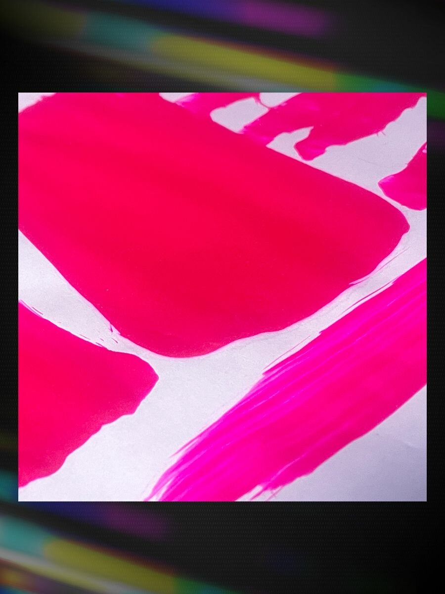 Краска флуоресцентная акриловая "VESTA BRILLIANT" цвет ярко-розовый (magenta) 100 мл — фото 1