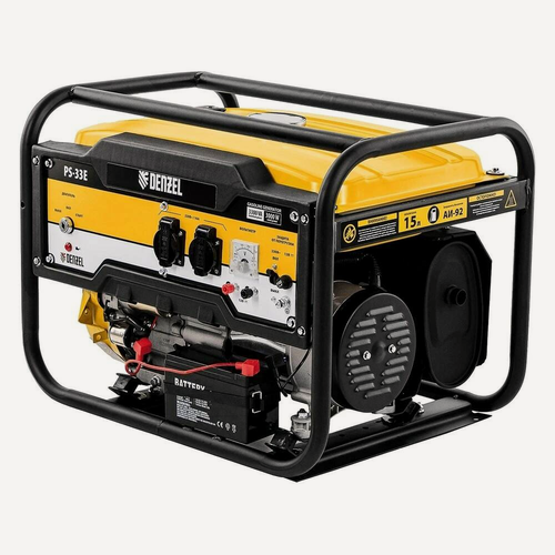 Изображение товара Генератор бензиновый Denzel PS-33E 94537
