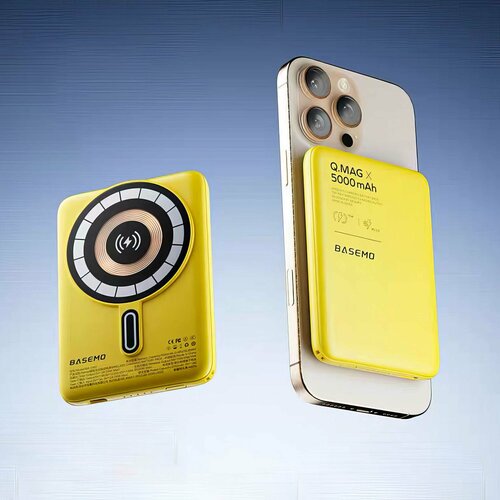 Внешний аккумулятор Xiaomi Basemo 5000mAh с магнитным креплением Magsafe 2590₽