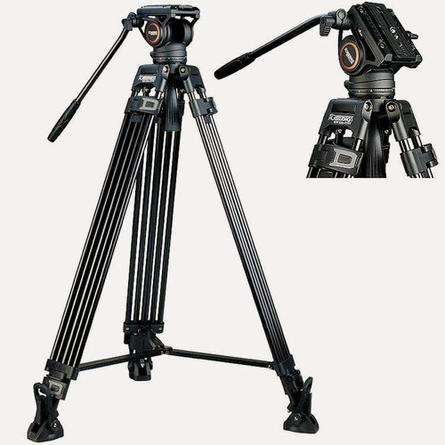 Изображение товара Видеоштатив GreenBean HDV Elite 419X, жидкостная 2D видеоголовка